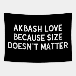 Akbash Love Because Size Doesn't Matter Tapestry