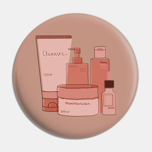 Skincare Essentials (Rose Theme) Pin