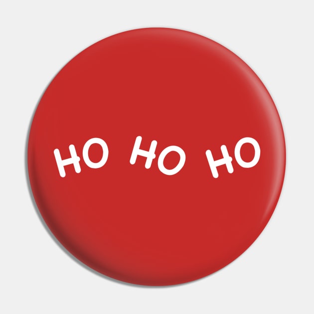 Ho Ho Ho Christmas Santa Pin by Yule