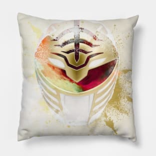 WHITE RANGER IS THE GOAT MMPR Pillow