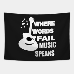 where words fail music speaks guitar | music lovers and dance | pop song Tapestry