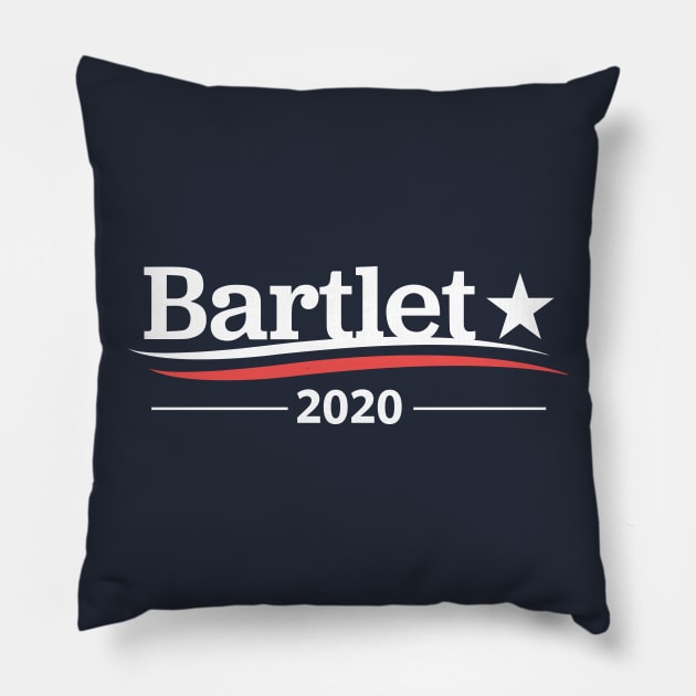 WEST WING Shirt, President BARTLET, Bartlet 2020, Bartlet For America T-Shirt Pillow by YellowDogTees