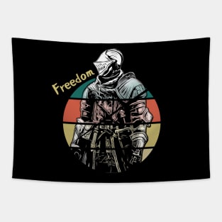 Cool Retro Knight: Freedom Tapestry