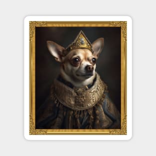 Chihuahua - Medieval Royality (Framed) Magnet