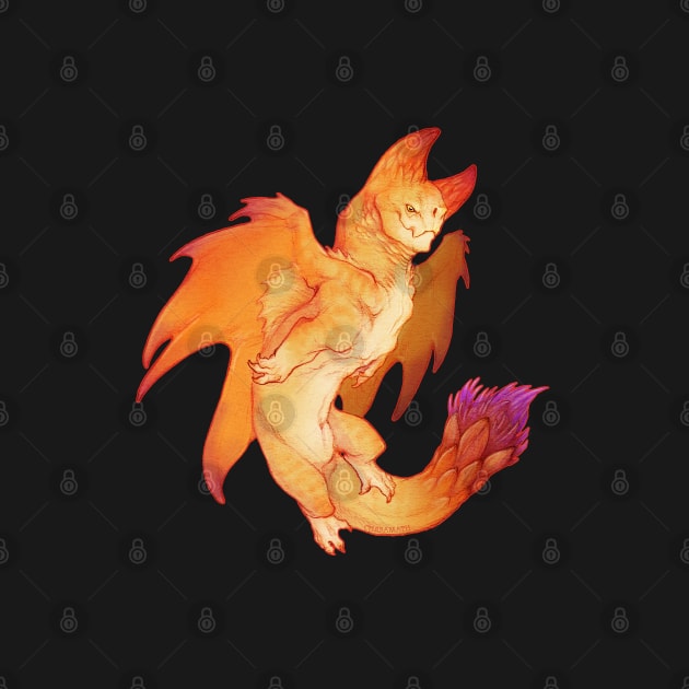 Fire Blossom Dragon by charamath
