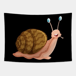 Lazy Snail design Tapestry