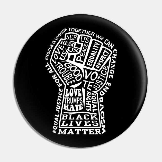 BLACK LIVES MATTER EQUALITY WORD ART 2020 Pin by TeeCreations