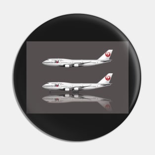 Japan Airlines 747-400 2 Pin