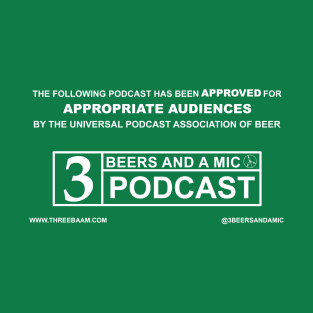 3 Beers and a Mic Goes to the Movies T-Shirt