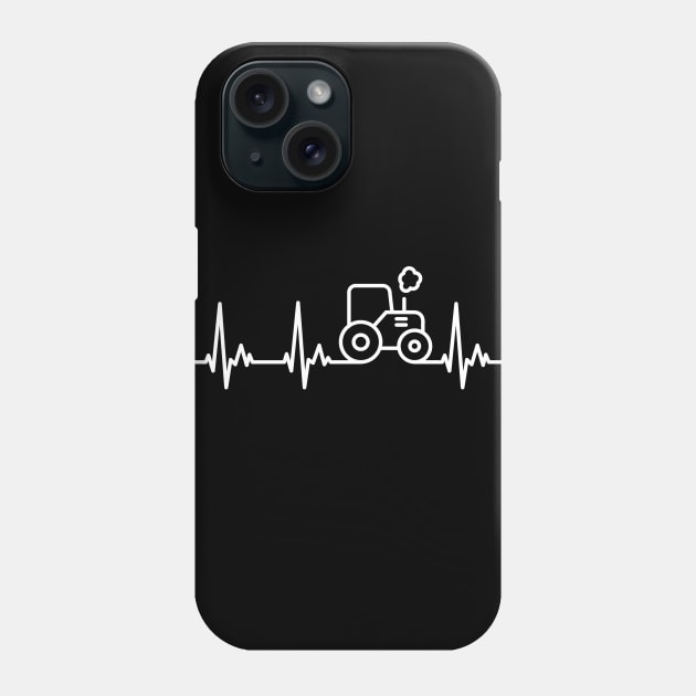 Tractor Farmer My Heart Beats for Tractors Phone Case by samshirts