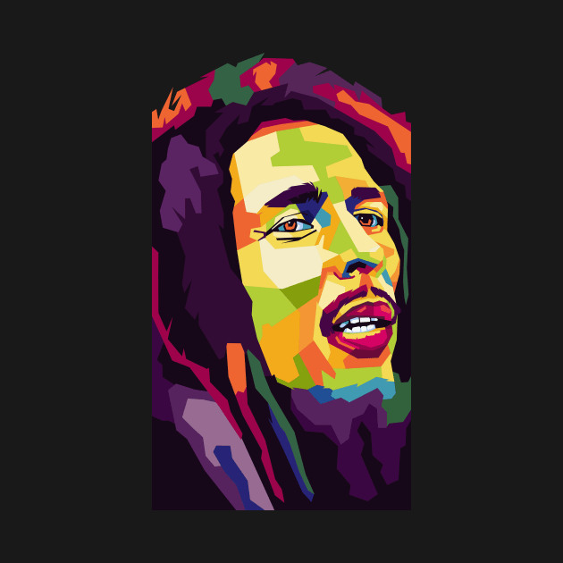 Bob Marley Wpap by Kuli art