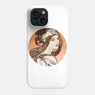 Vintage portrait art Phone Case