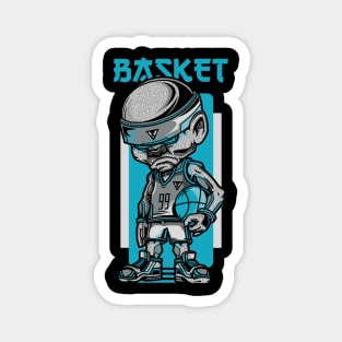 Street Basket / Urban Streetwear / Basketball / Basketball lover Magnet