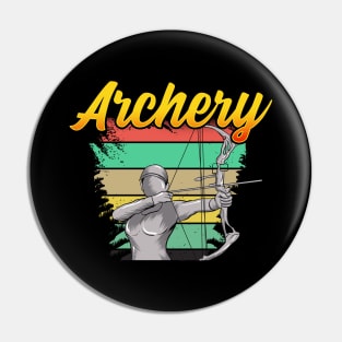 Awesome Archery Shooting Bow Competitive Archer Pin