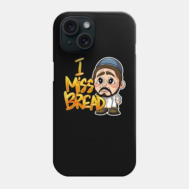 I Miss Bread Kosher For Passover No Challah Matzah Jewish Phone Case by woormle