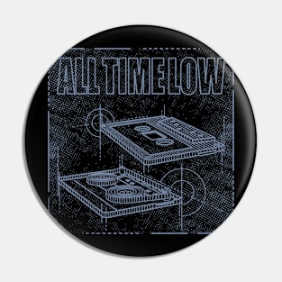 All Time Low Technical Drawing Pin