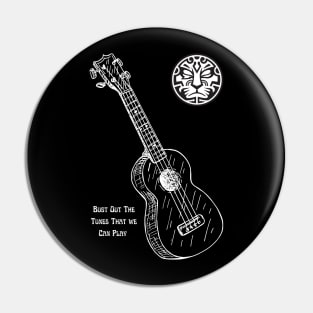 Ukulele player Pin