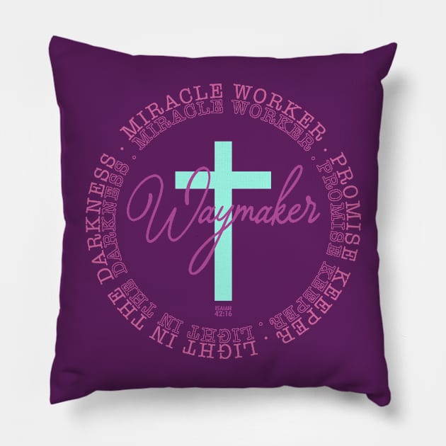 way maker I christian Pillow by ChristianCanCo