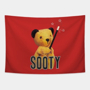 Sooty Retro Magic Wand Tapestry