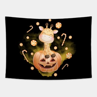 Halloween for Kids Candy Pumpkin Dinosaur Skull Spider Cute Cat Spooky Season Party Halloween For Babies Tapestry