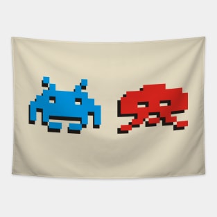 Space Invaders Tapestry