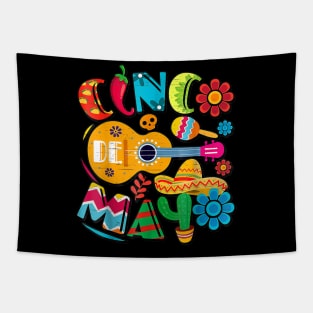 Cinco De Mayo Mexican Fiesta 5 De Mayo Family Matching Tapestry