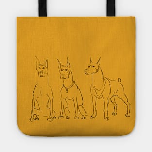 Three Dobermans Tote