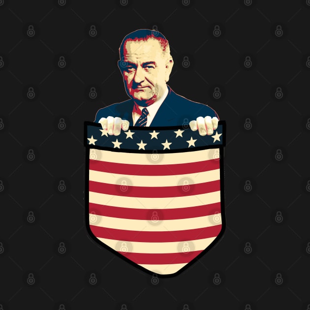 Lyndon B Johnson In My Pocket by Nerd_art