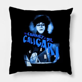 The Cabinet Of Dr. Caligari Design Pillow