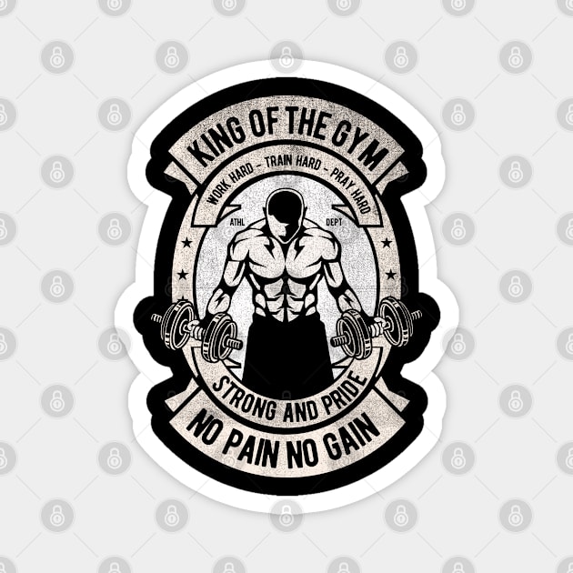 King Of The Gym Magnet by Tempe Gaul