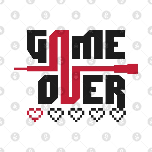 game over (fondo blaco) by FamiFriki_V