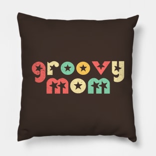 Groovy Mom Retro Pillow