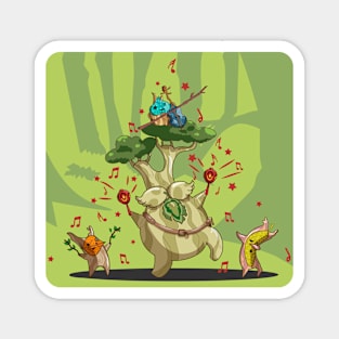 party in the forest Magnet