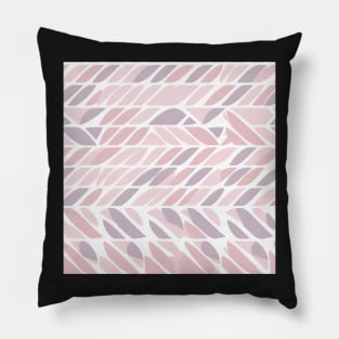 Pastel Kaleidoscope Seamless Pink Pattern Pillow