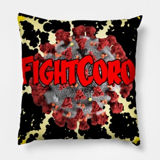 Fight Corona - Jack Kirby Style! Pillow