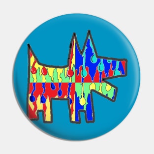 Graffiti Urban Tag Dog 24 Pin