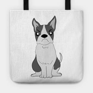 Angry boston terrier Tote