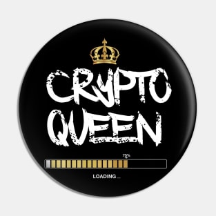 Crypto Queen Loading Pin