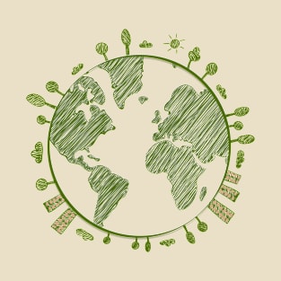 Our Earth Nature Protection Pollution Tree Lovers Earth Day T-Shirt