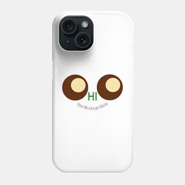 Ohio, buckeye state Phone Case by denip