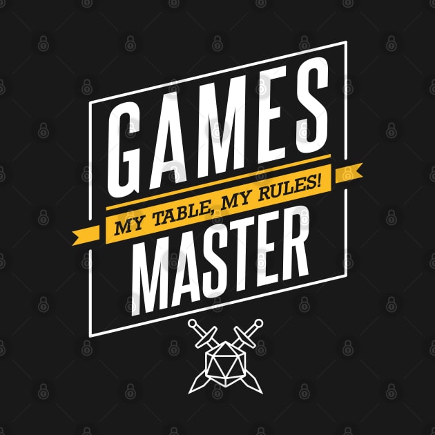 Games Master - My Table, My Rules by Meta Cortex