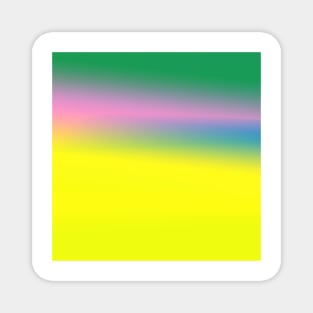 yellow blue pink green texture gradient Magnet