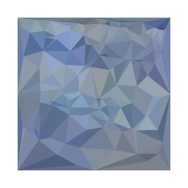 Light Steel Blue Abstract Low Polygon Background by retrovectors