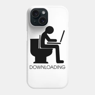 Funny Most Wanted Hacker in the Toilet Phone Case