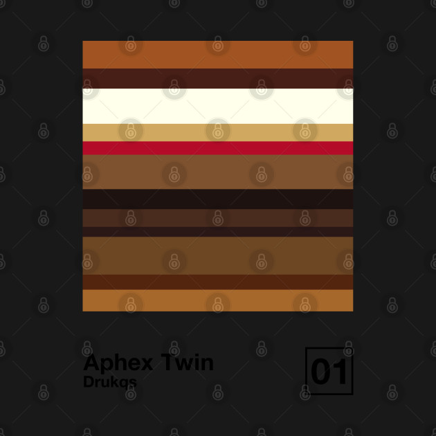 Disover Drukqs / Minimal Style Graphic Artwork - Aphex Twin - T-Shirt