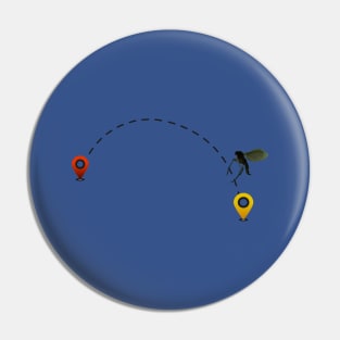 Air Travel Travel Planning Fly Pin