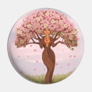 Cherry Blossom Bombshell Pin