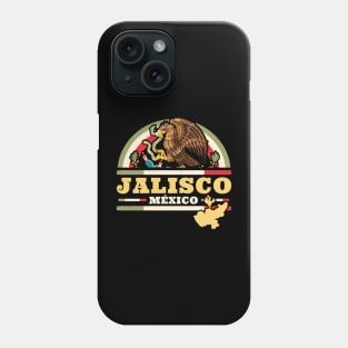 Jalisco Mexico - Mapa Bandera Mexicana - Mexican State Phone Case