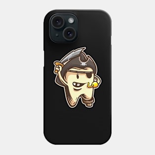 Pirate Teeth funny Molar Teeth  Costume Phone Case