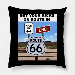 Get your kicks on Route 66 Pillow